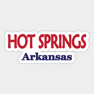 Hot Springs, Arkansas Sticker